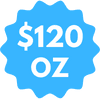 $120 oz