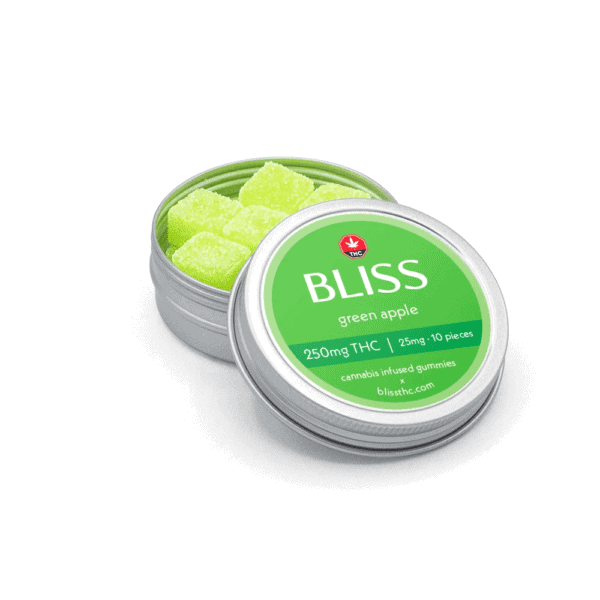 Bliss Edibles Green Apple 250mg THC Bliss Edibles Green Apple 250mg THC Cannabis edible