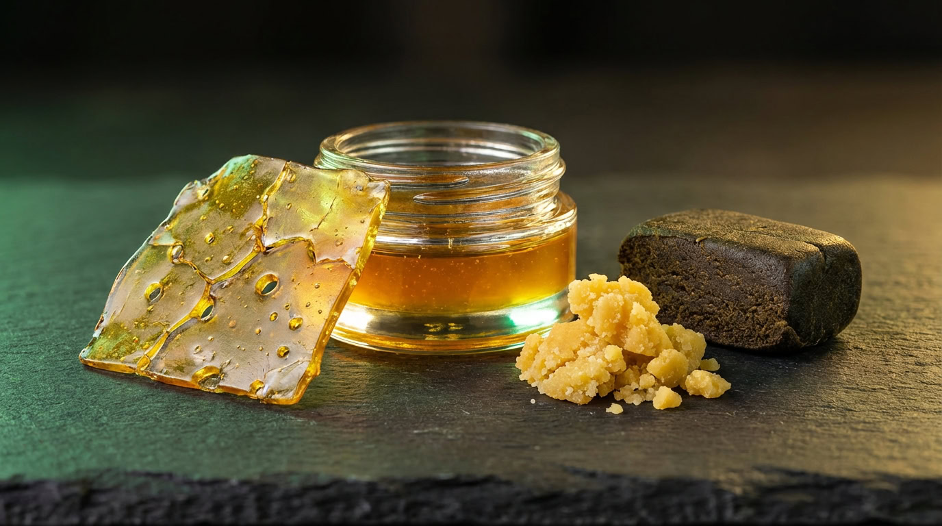 Cannabis Concentrates Guide: Shatter vs Live Resin vs Wax vs Hash